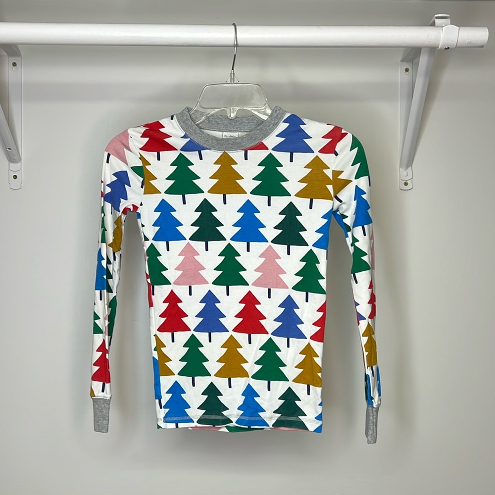 Mini Boden Christmas Tree Long Sleeve Top- 10